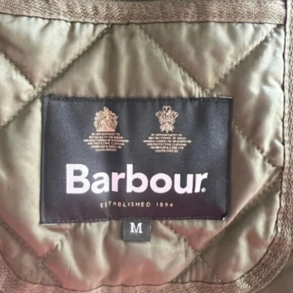 Barbour Green Heritage Liddesdale Quilted Jacket Men’s Medium - Picture 4 of 4